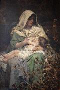 Henrique Bernardelli Motherhood oil painting artist